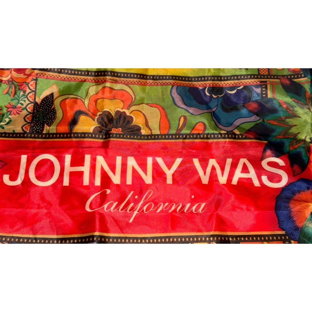 Johnny Was California Reusable Tote Bag Floral Patchwork Boho Multi Color - Picture 4 of 7